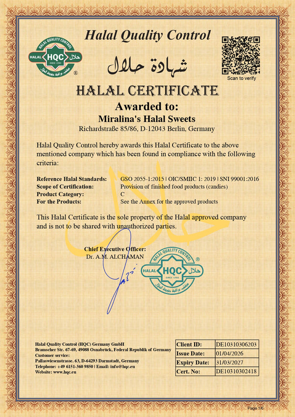 Halal Zertifikat 2027