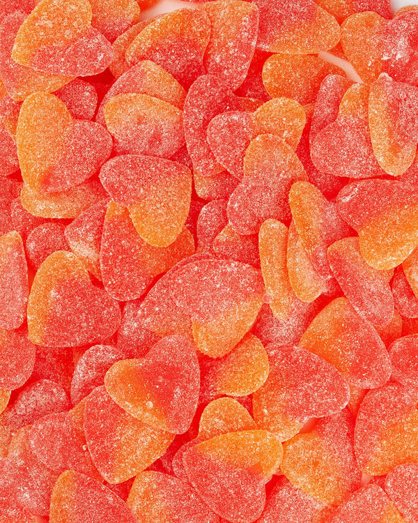 Pfirsich-Herzen (vegan) (500g)