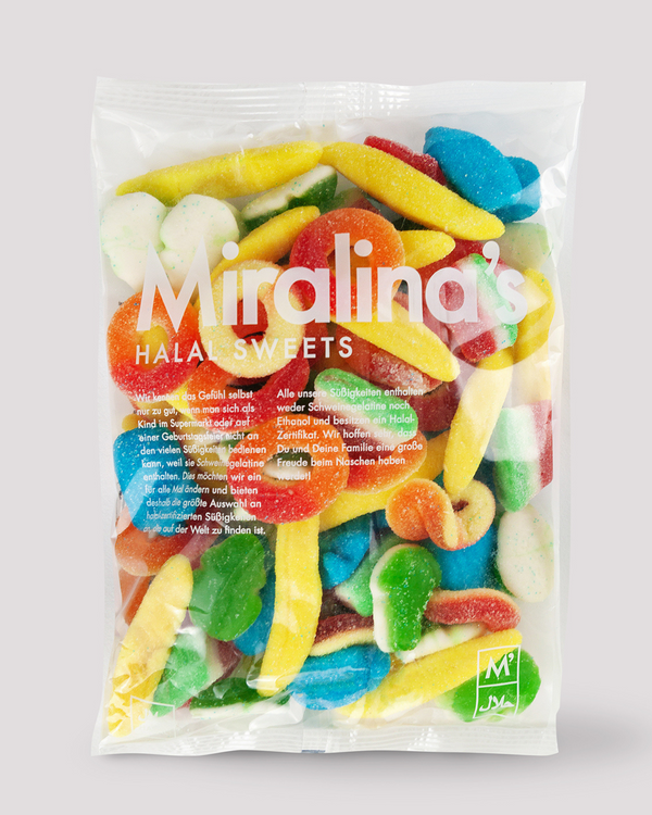 24  x 500g Miralina's Tropical Mix - Miralina's Halal Sweets