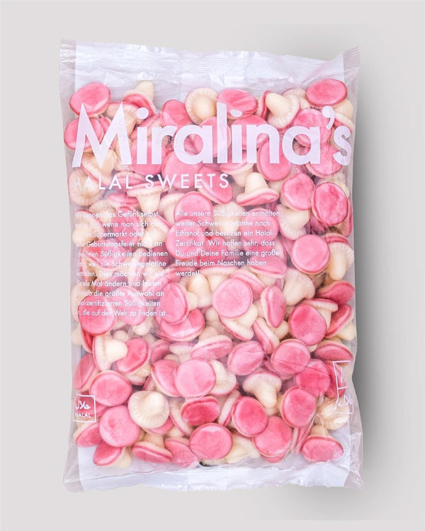 24 x 500g Unbezuckerte Pilze - Miralina's Halal Sweets