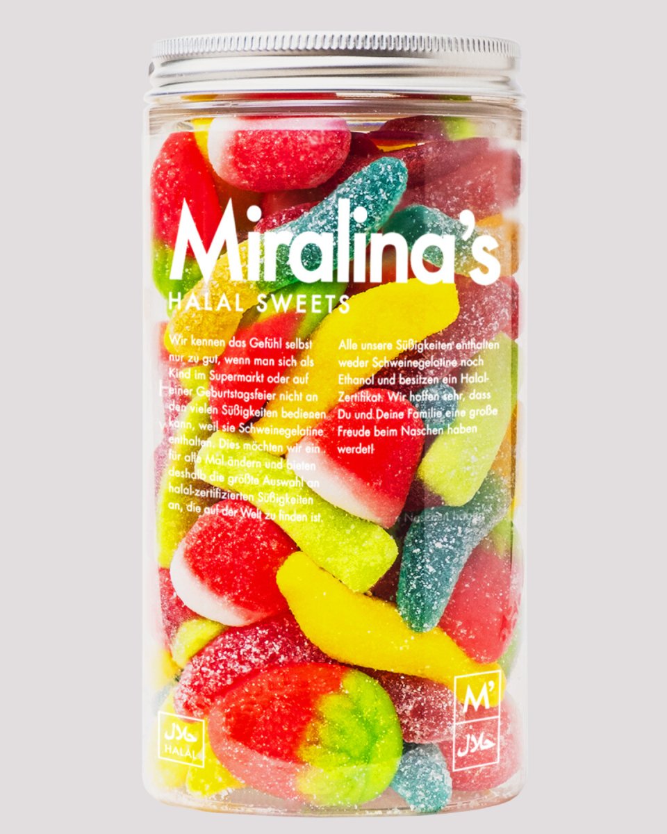 Miralina's Darlings (500g) | Halal Sweets Mix | sour | gummy bears ...