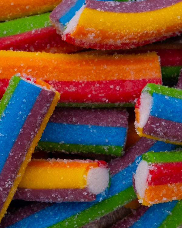 Jumbo Rainbow Stixx (500g) - Miralina's Halal Sweets
