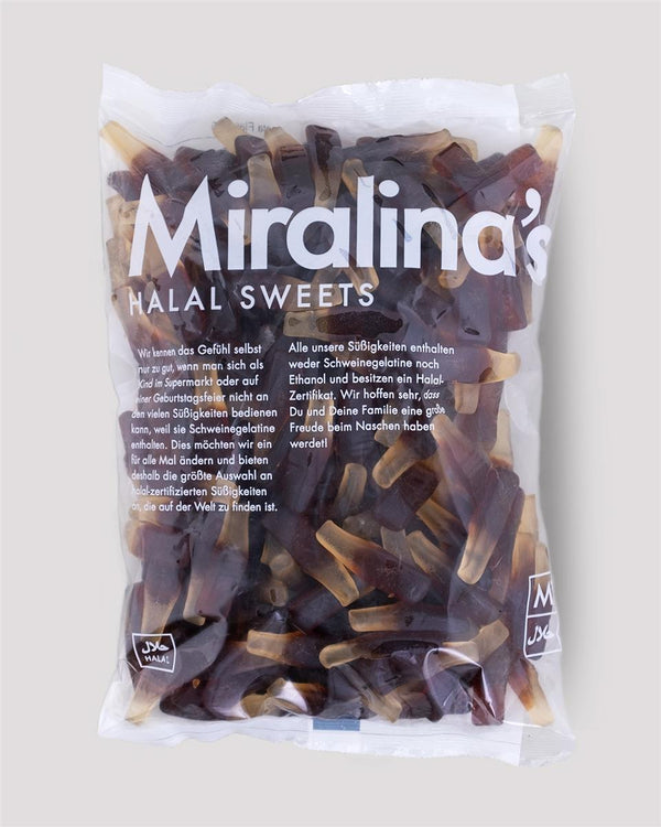 24 x 500g Cola bottles - Miralina's Halal Sweets