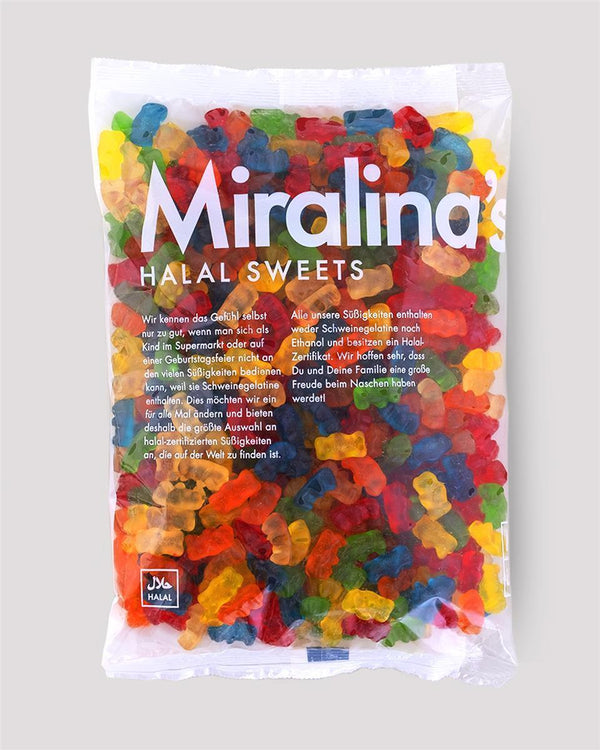 24 x 500g Halal Gummy Bears - Miralina's Halal Sweets