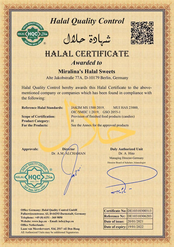 Sachet mixte végétalien (500g) - Miralina's Halal Sweets