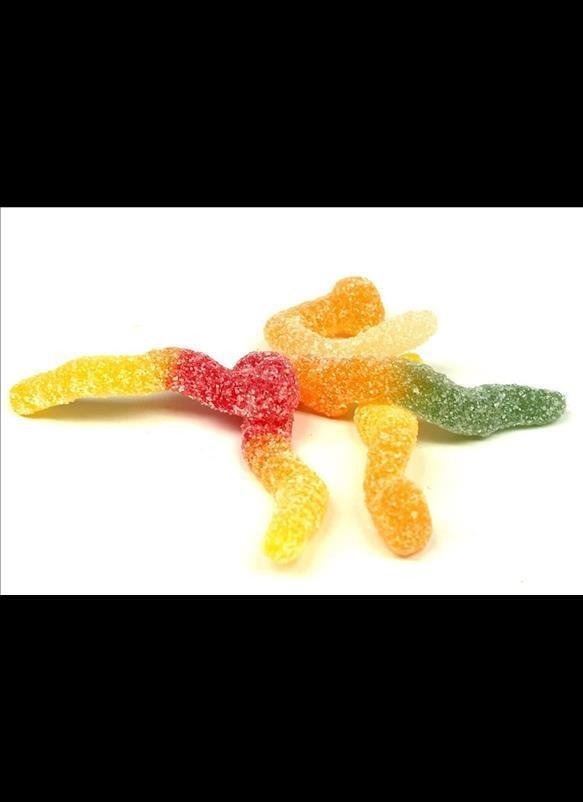 Haribo Halal Fizz Worms - Saure Würmer (80g) - Haribo Halal