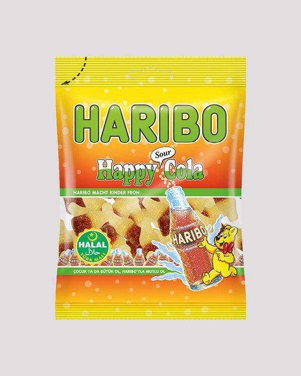 Haribo Halal Saure Cola Flaschen - Haribo Halal Saure Cola (100g)