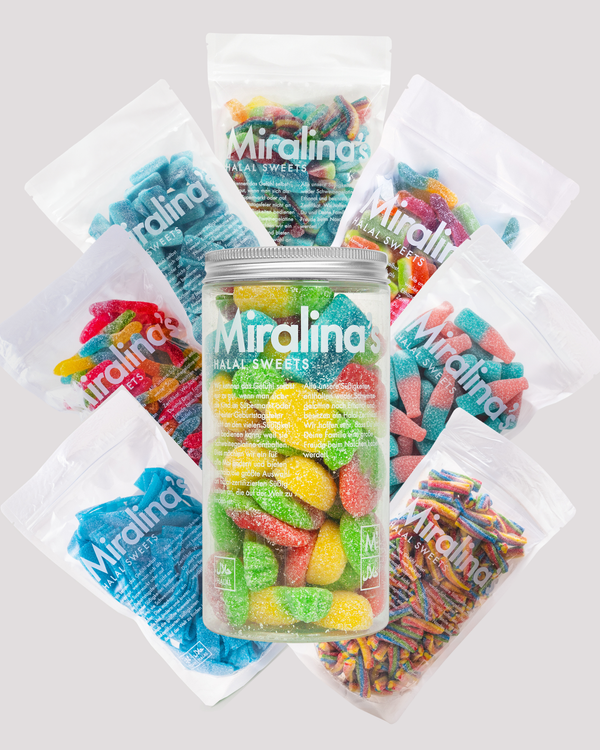 Sour halal sweets box (3,8kg) with 35% savings