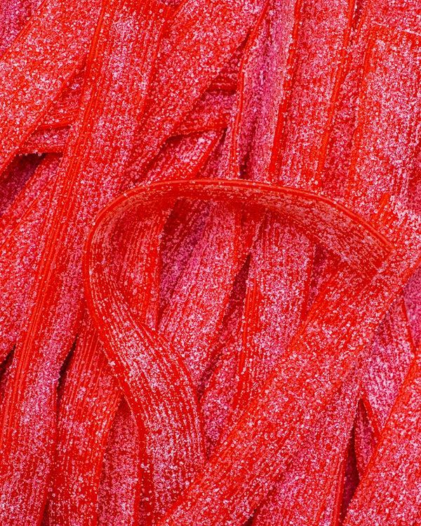 Sour ribbons strawberry (500g) - Miralina's Halal Sweets