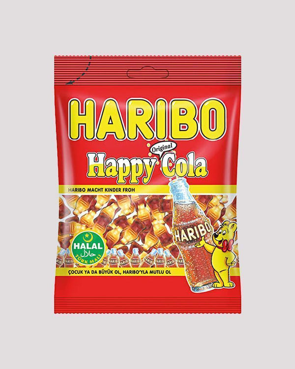 Haribo Halal Cola botellas (100g)