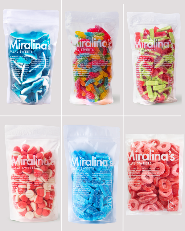 Boîte de bonbons sans gluten (3kg) avec 10% d'économie
