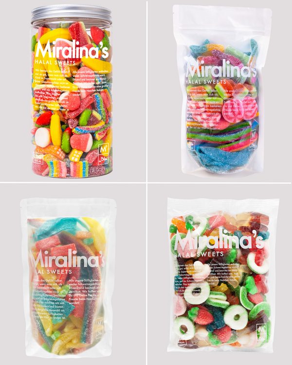 Top Seller : Mélange de dégustation de bonbons Halal (2,5 KG) - 10% de réduction