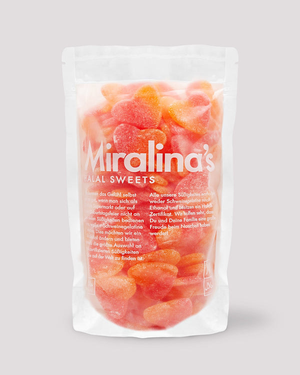 Cœurs de pêche (végan) (500 g)