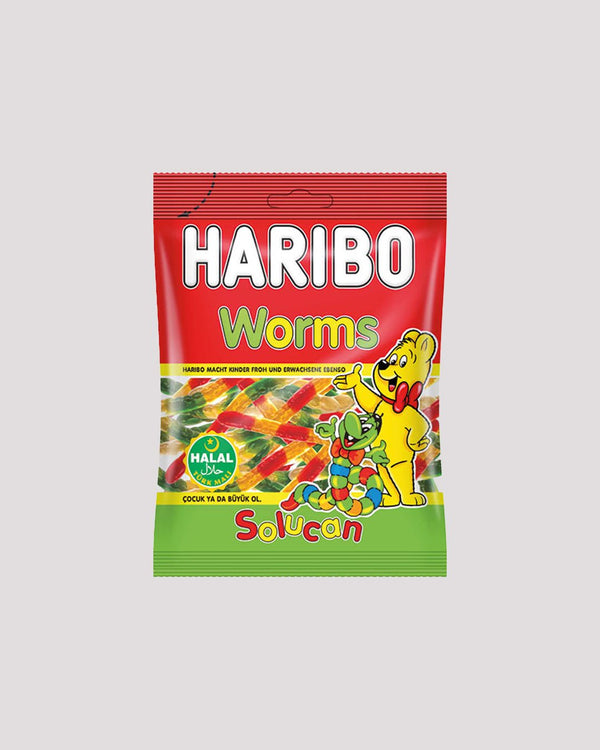 Haribo Halal Worms - Vers Halal Haribo (100g)