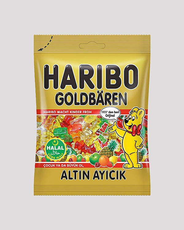 Haribo Halal Gummi Bears - Gold Bears (100g)