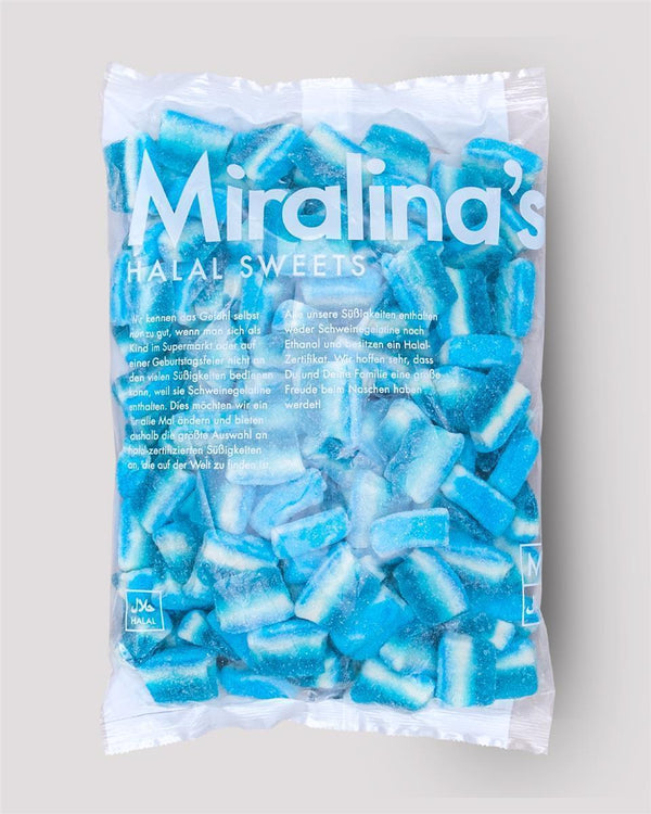 Halal snoepjes: Blauwe framboos - Miralina's Snoepjes