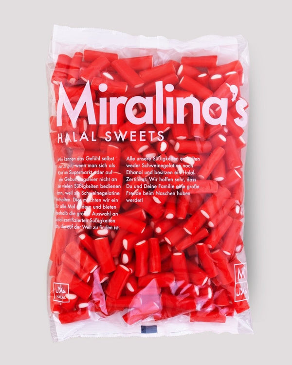 Aardbeienrepen (500g) - Miralina's Halal Snoepjes