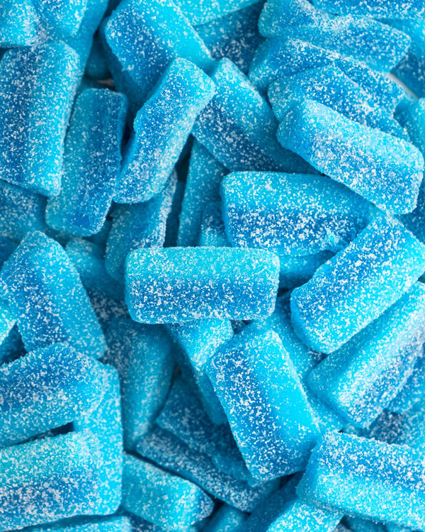 Zure blauwe halal snoepjes